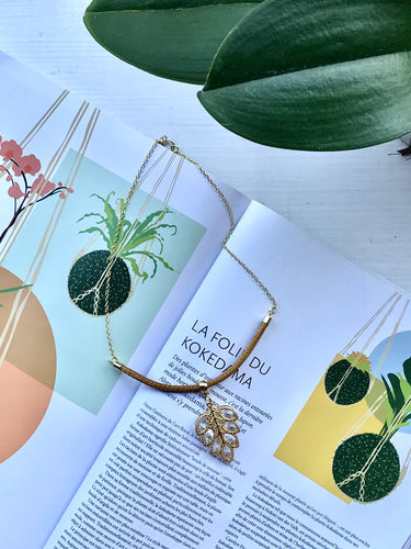 LEAF COLLANA